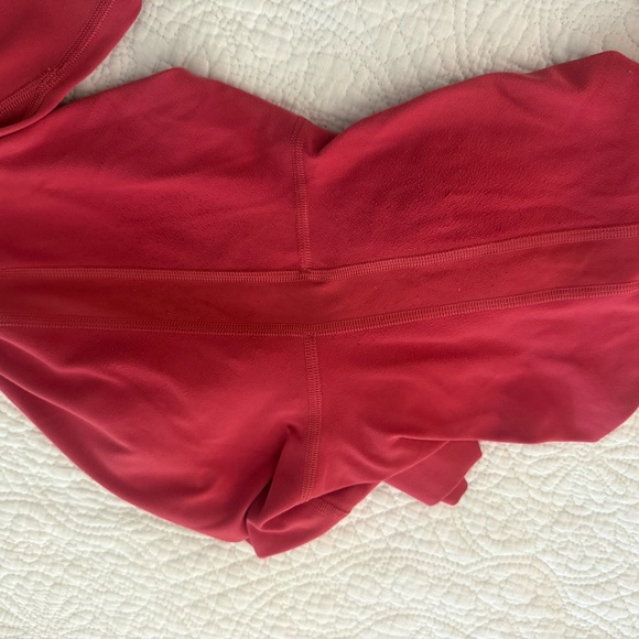 lululemon athletica Black and Red Leggings - Picture 6 of 8